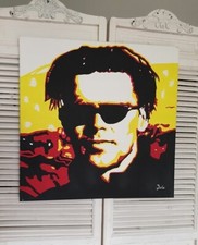Acrylbild 60 x 60cm, UNIKAT, Richard Z. Kruspe, Rammstein, Pop Art, Kunst