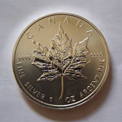 Maple leaf silbermünze - maple, 1