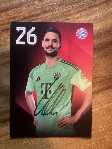 Autogrammkarte mit