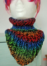 Krageneinsatz Rollkragen gestrickt Einsatz Loop-Ersatz warmer Winter Schal Wolle