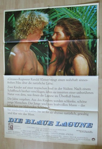 Filmplakat die blaue lagune - die,