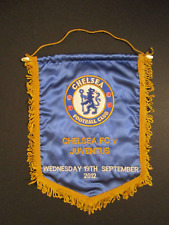 Original Spiel Wimpel Champions League 2012 Chelsea-Juventus Turin, 26 x 19 cm