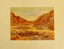 Aquarell Hugo Stuhl Schöne