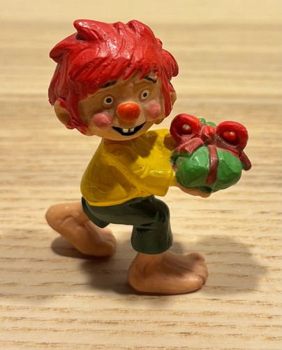 Pumuckl mit geschenk 1980s - pumuckl,