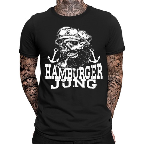 Hamburger jung hamburg - hamburger, t-shirt