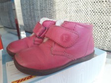Naturino Falcotto anstatt Stiefel Gr. 22 Lauflern Pink Fuxia Leder Lammfell OVP