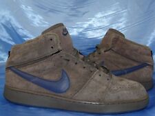 NIKE BACKBOARD MID PREMIUM SNEAKER GR 44 GEFÜTTERT LEDER SCHUHE AF1 BRAUN /D12