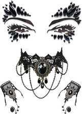 4 PCS Halloween Gotisch Choker