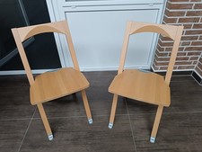 2 Designer-Klappstühle