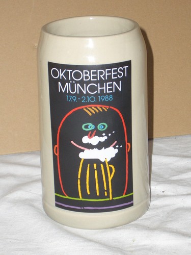 Oktoberfest jahreskrug 1988 - jahreskrug,