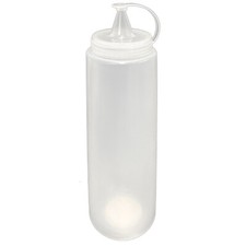 Soßenspender Kunststoff 700 ml Ketchup Senf Mayo Quetschflasche Dosierflasche