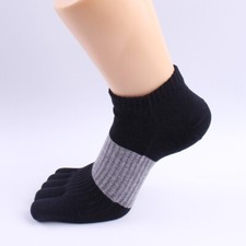 2 Paar Zehensocken 39-44 Herrensocken Sportsocken Baumwolle Atmungsaktiv