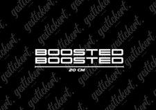 2x 20 cm boosted sticker decal