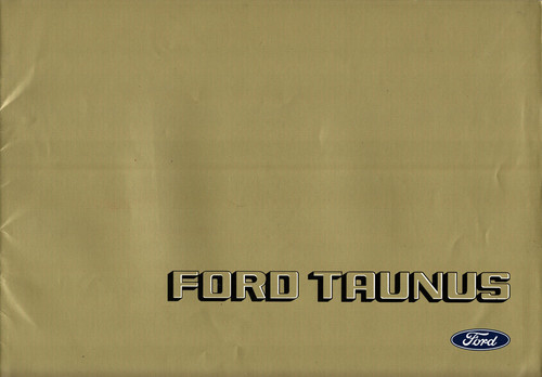 Prospekt ford taunus - prospekt, +