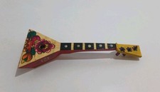 Handgemachtes Miniatur-Balalaika-Souvenir – Traditionell bemalt dreisaitig #5