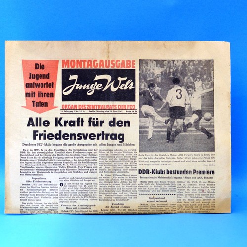 Junge welt 1961 - welt, 19.06.1961