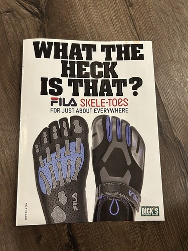 Fila skele toes poster print - fila,