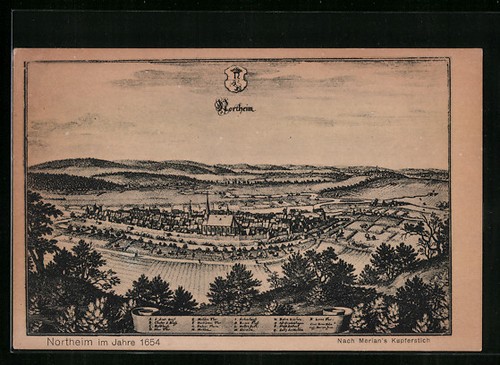 Ansichtskarte northeim totale - ansichtskarte, northeim,