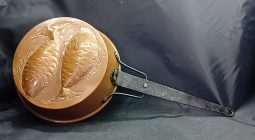 Vintage kupfer fischform - vintage,