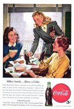 Coca-Cola Office Lunch 1947