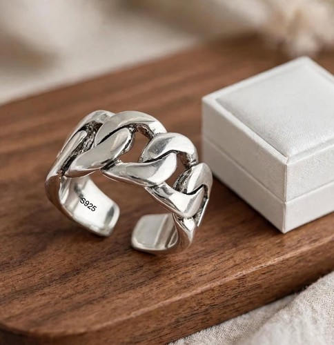 Cuban link ring breiter - cuban,