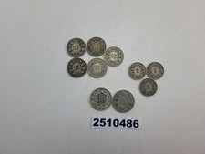 Münzen CONFOEDERATIO HELVETICA 20 10 5 Pfennig 1883 1882 1881 1885 1887 #2510486