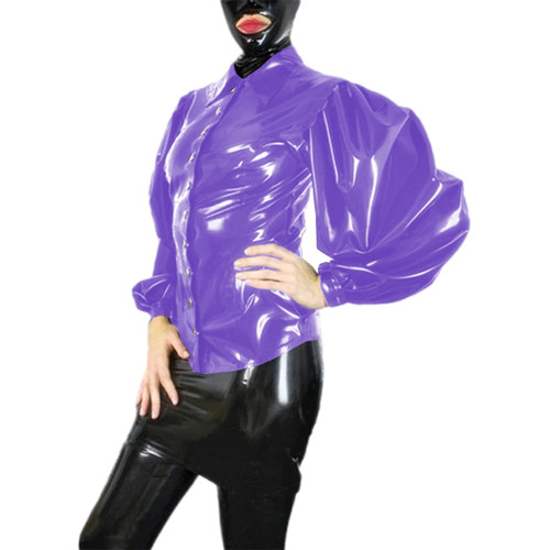 Pvc leder reverskragen - pvc,