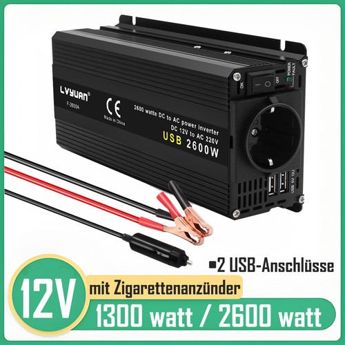 1300w 2600w spannungswandler - 1300w,