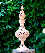 Windlicht Lampe Laterne aus Terracotta Terrakotta 70Cm Garten Licht Kerzenhalter