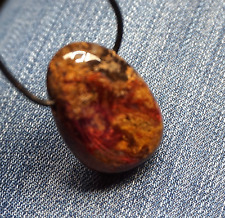 PIETERSIT Anhänger Trommelstein Tropfen gebohrt Edelstein-Anhänger a2