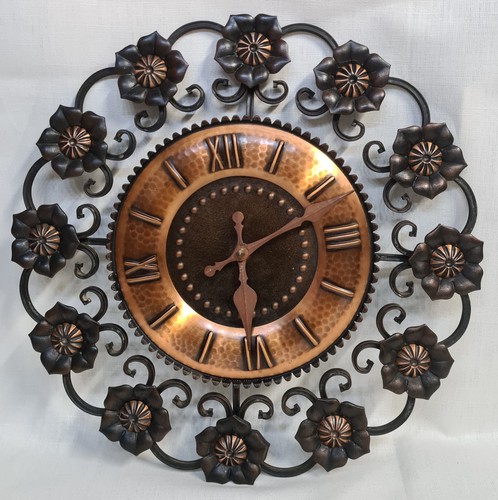 Wanduhr metall geschmiedet - wanduhr,