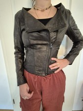 Stylische Echt Leder Jacke von