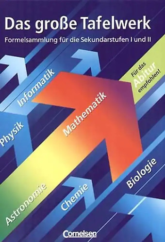 Das große tafelwerk - tafelwerk,