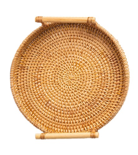 Handgeflochtenes rundes - handgeflochtenes,
