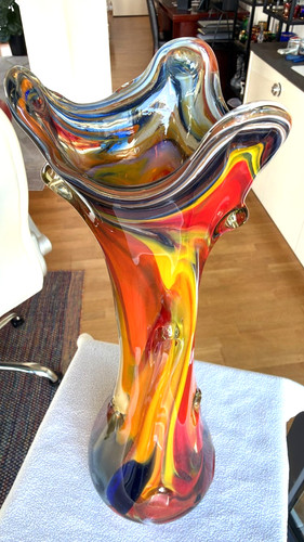 Große glas vase murano - große,