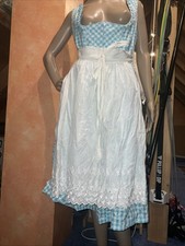 KARNEVAL !!! Landhaus Dirndl 42, 2 Mal Getragen, Blau-weiß Kariert