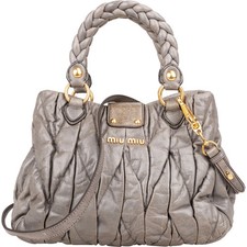 Miu matelassé - miu, leather