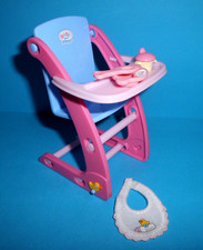 %**Mini Baby Born Möbel*Zapf Creation*Hochstuhl mit Zubehör***%