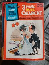 3 mal kurz gelacht # 7 -- WITZHEFT aus den 1960ern   FARBIGE SONDERAUSGABE