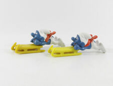 Schlumpf Schlümpfe === 4.0201 === 2 x Superschlumpf Schlitten Schleich smurf
