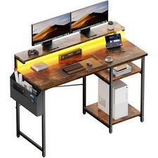 120 cm Schreibtisch mit LED &