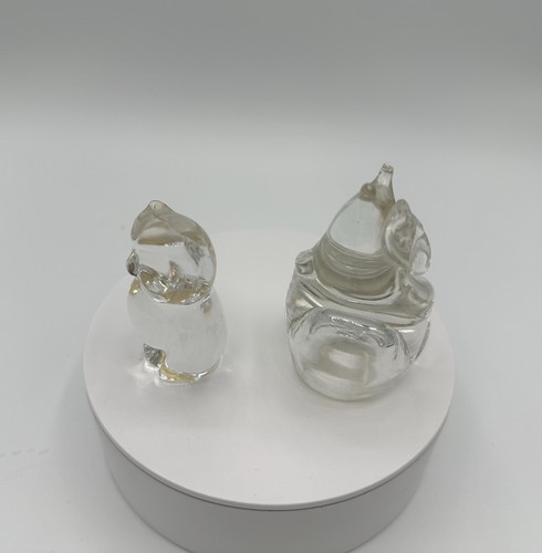Glasfigur eule 2er - glasfigur, 2er-set,