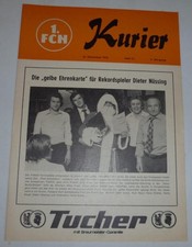 Programm 1. FC Nürnberg