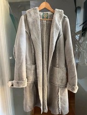 Udo Walz Kuschelmantel/Übergangsjacke mit KapuzeGr.M