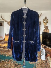 Damen Blazer Gehrock Jacke 38 100%Samtseide Chinesisch