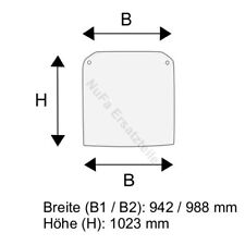 Frontscheibe für Linde H20 H25 H30 H35 BR 392-01 Stapler (3924376601)