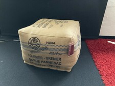 Jute Hocker Iron
