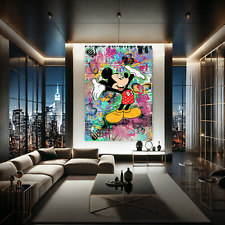 Farbenfrohe Pop Art Leinwand