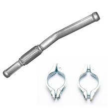 Mittelrohr mit flex Auspuff Saab 9-3  Coupé,Cabrio 2.0i-2.3i Turbo + Anbausatz