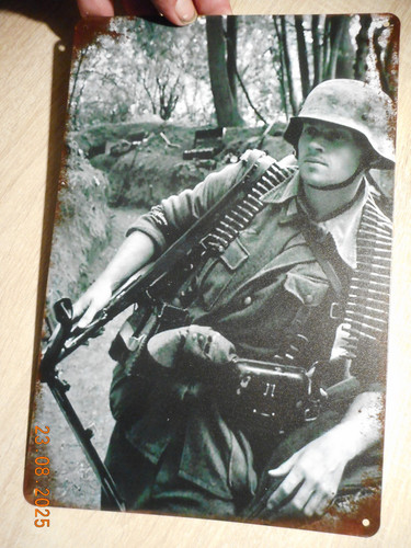 Blechschild 20x30cm german - 20x30cm,